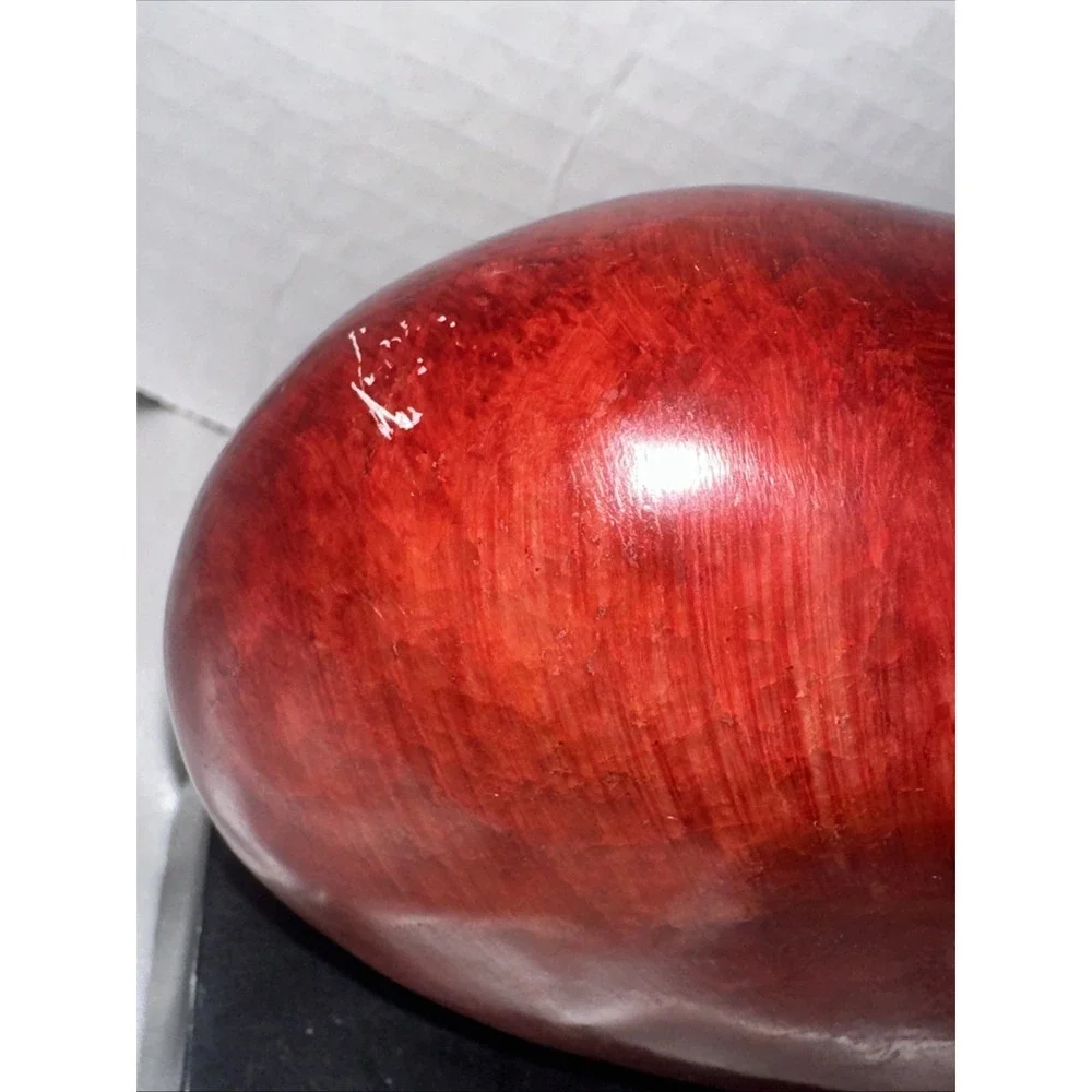 Red Alabaster Heart Bookend Valentine's Statue Figurine Pier 1 B10